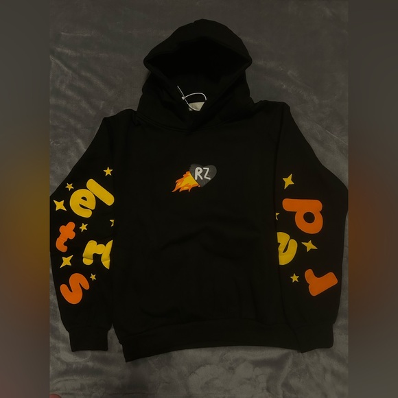 F*** OFF Scattered (Red Letters Hoodie)  (Black ) - Picture 1 of 6